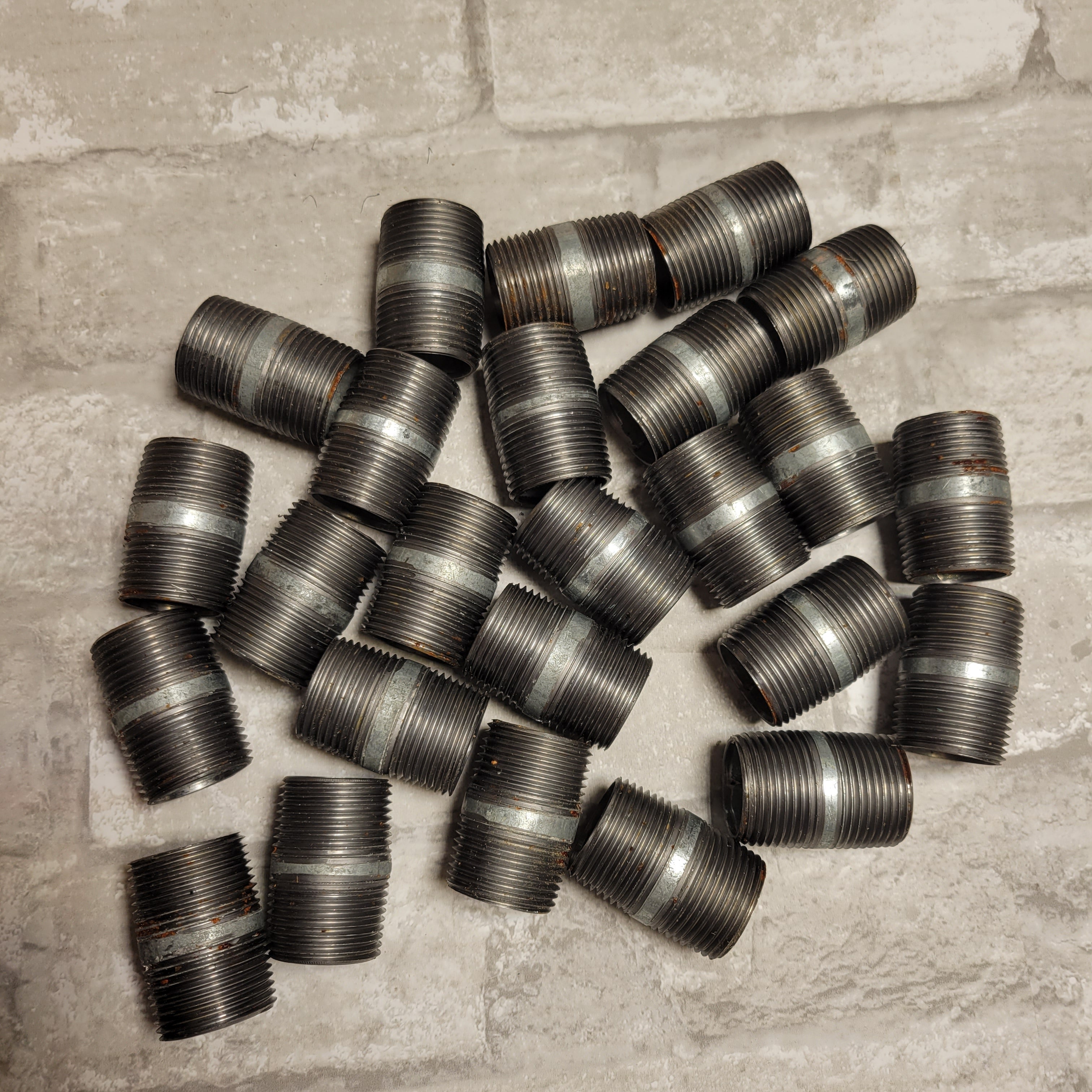 Charman Galvanized Pipe Nipples 3/4" x 1 1/2", 361242, Qty: 25 (8063841042670)